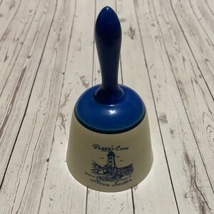 𝅺PEGGY’S Cove Nova Scotia Ceramic Bell Collectible Decor Souvenir
